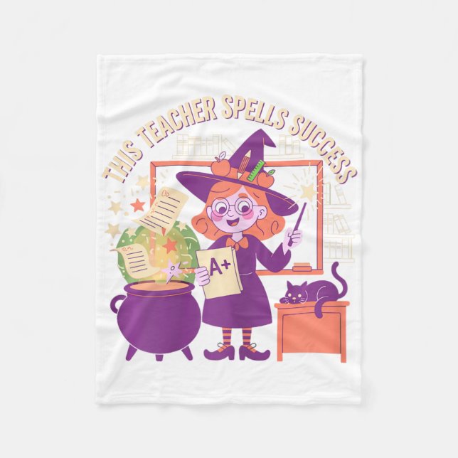 Couverture Polaire Summerween Skeleton Beach Party Halloween Vibes (Devant)
