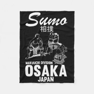 Couverture Polaire Sumo Wrestler Humoristique Judo Osaka Japon Lutteu