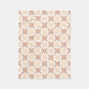 Couverture Polaire SUN traditionnel letton motif géométrique VII