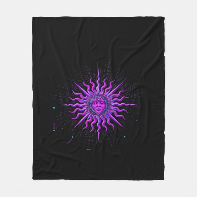 Couverture Polaire Sun - Whimsigoth Graphic (Devant)