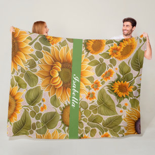 Couverture Polaire Sunflower Belle collection tendance