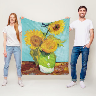 Couverture Polaire Sunflowers Vincent van Gogh