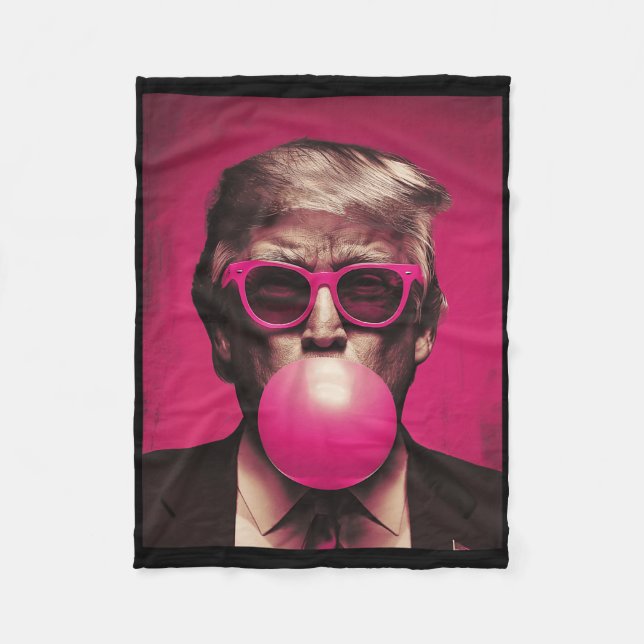 Couverture Polaire Sungels roses Trump Bubble Gum (Devant)