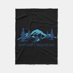 Couverture Polaire Sunlight Mountain Colorado Station de ski Montagne