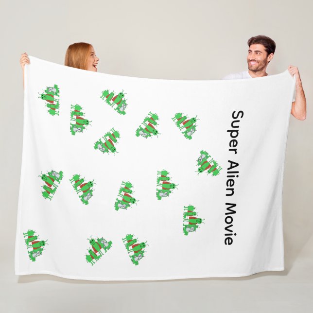 Couverture Polaire Super Alien Movie Full Character Blanket (En situation)