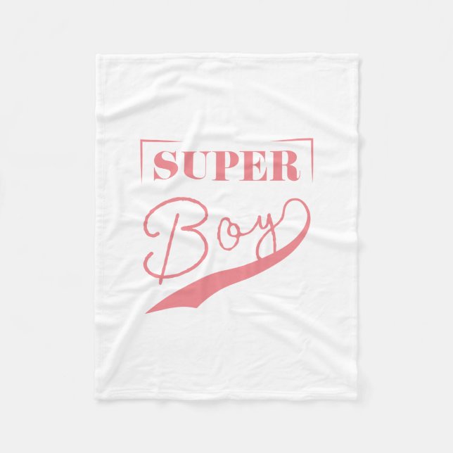 Couverture Polaire Super Boy (Devant)