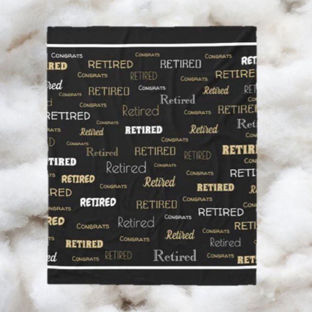 Couverture Polaire Super cadeau ! Retraite (Créateur téléchargé)