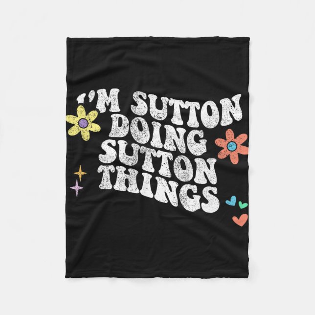 Couverture Polaire Super Im Sutton Faire Sutton Things Drôle Mères (Devant)