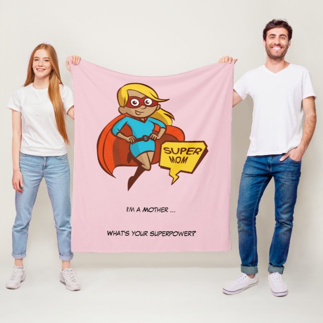 Couverture Polaire Super-Maman (En situation)