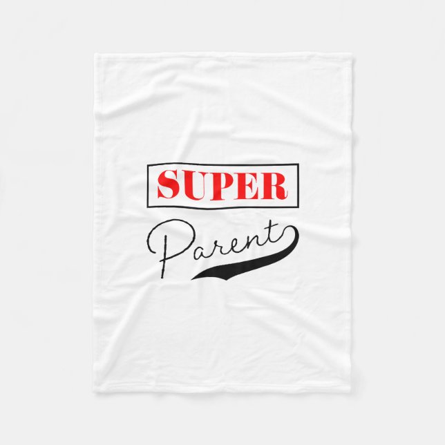 Couverture Polaire Super parent (Devant)