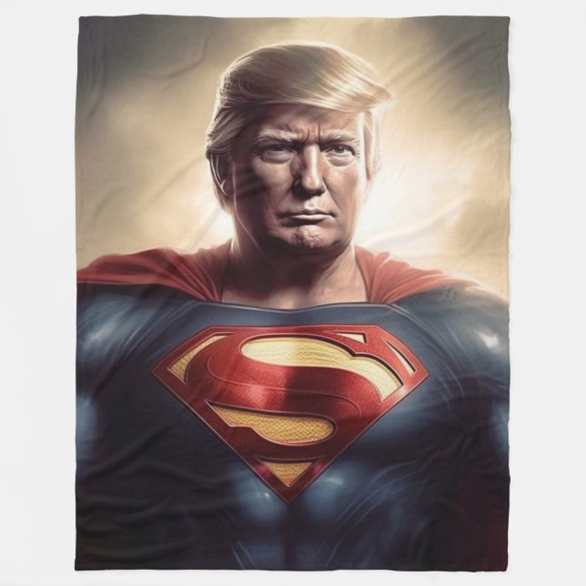 COUVERTURE POLAIRE SUPER TRUMP MAN (Devant)
