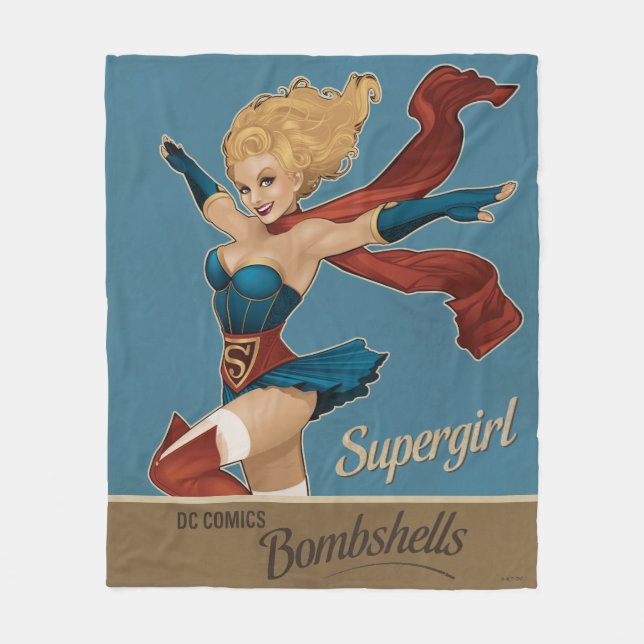 Couverture Polaire Supergirl Bombshell (Devant)