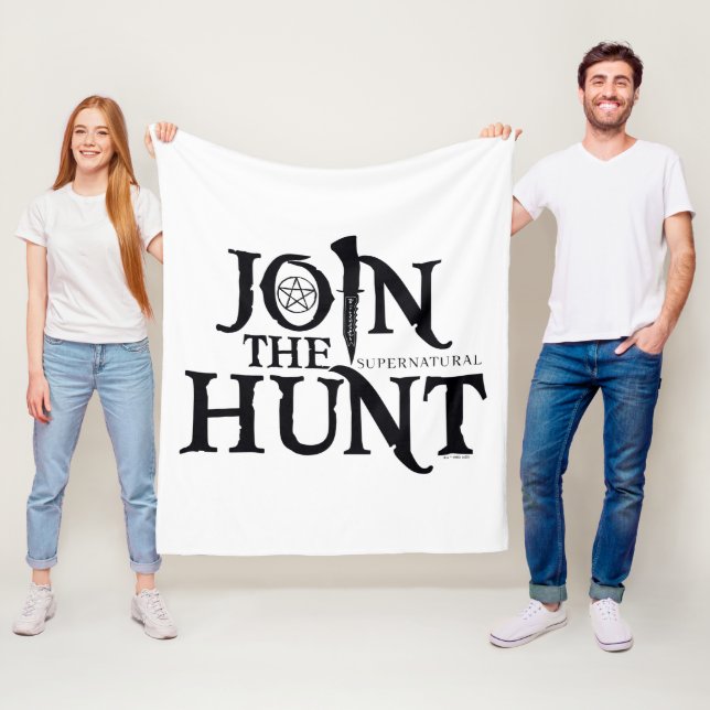 Couverture Polaire Supernatural "Join the Hunt" (En situation)