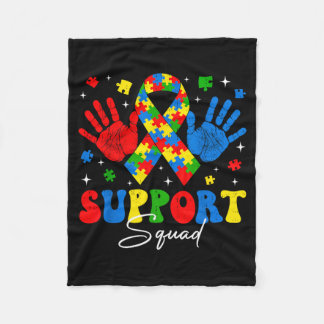 Couverture Polaire Support Squad Autism Awareness Autistic Men Women
