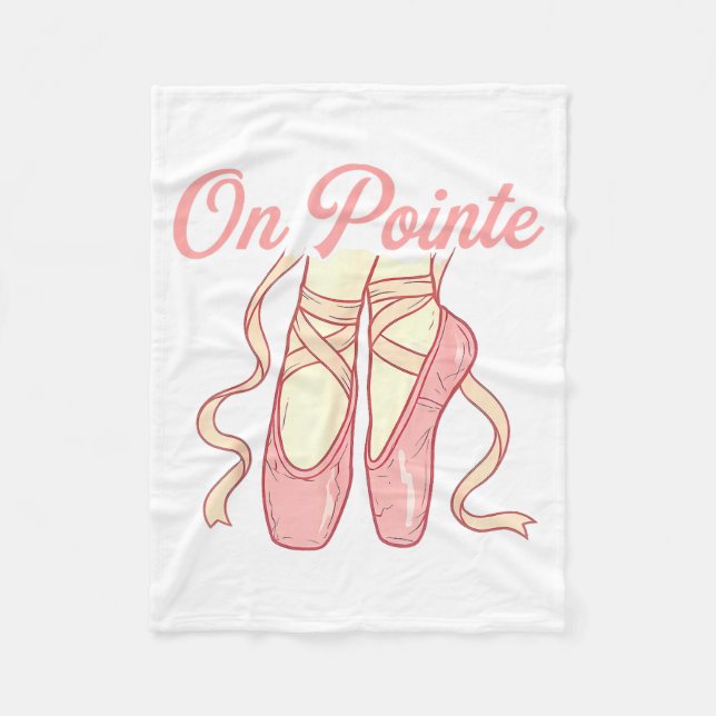 Couverture Polaire Sur inte ballet ballerine drôle pun danse  (Devant)