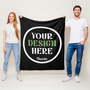 Couverture Polaire sur mesure, unique, élégant et minimaliste