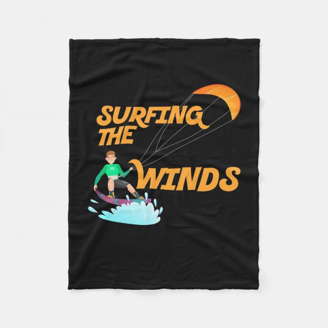 Couverture Polaire Surfer Sur Les Vents (Devant)