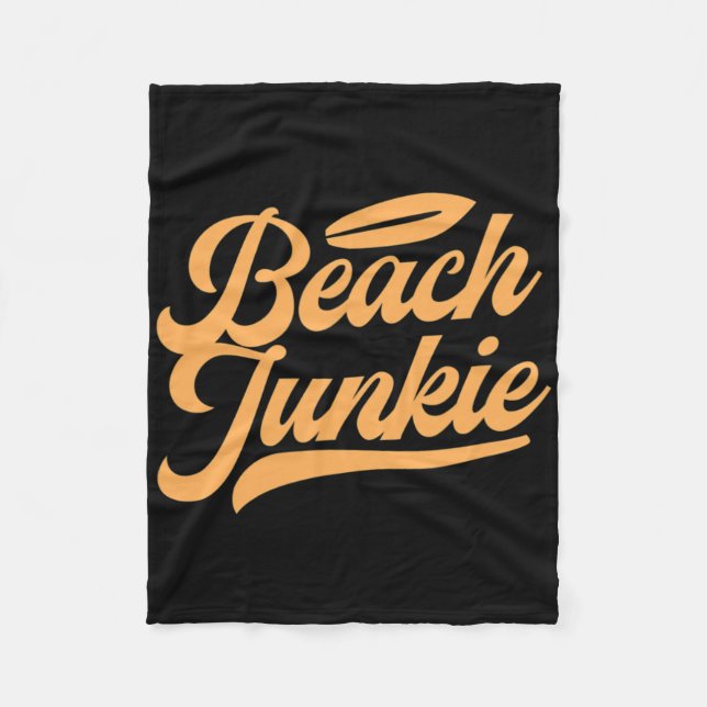 Couverture Polaire Surfing Surfer Surfboard Beach Junkie Surf Summer  (Devant)