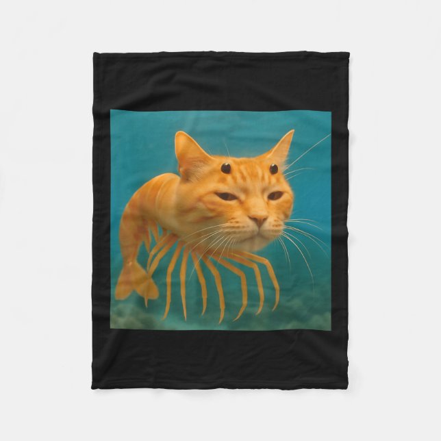 Couverture Polaire Surreal Italian Brainrot meme Trippi Troppi Funny (Devant)