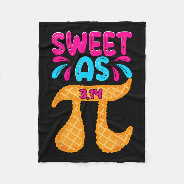 Couverture Polaire Sweet As 3.14 Pie Funny Pi Day Math Enseignants Ga (Devant)