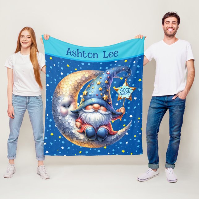 Couverture Polaire Sweet Gnome Goodnight (En situation)