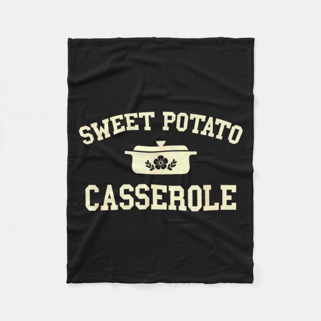 Couverture Polaire Sweet Potato Cerole Thanksgiving Cooking  (Devant)