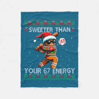 Couverture Polaire Sweeter Than Your 67 Energy Gingerbread Baseball C