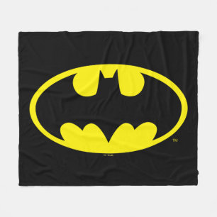 Couverture Polaire Symbole Batman   Logo Oval de chauve-souris