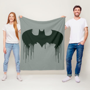 Couverture Polaire Symbole Batman Logo Spraypaint
