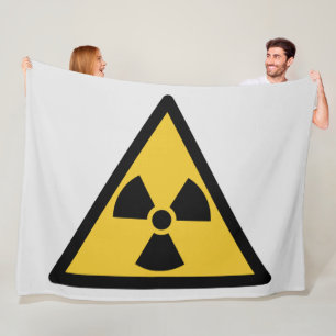 Couverture Polaire Symbole d'avertissement de rayonnement (danger rad