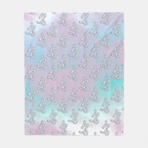 Couverture Polaire Symbole de Capricorne sur le Décor Mère de Pearl N