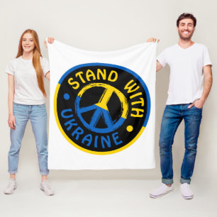 Couverture Polaire SYMBOLE DE LA PAIX DE L'Ukraine