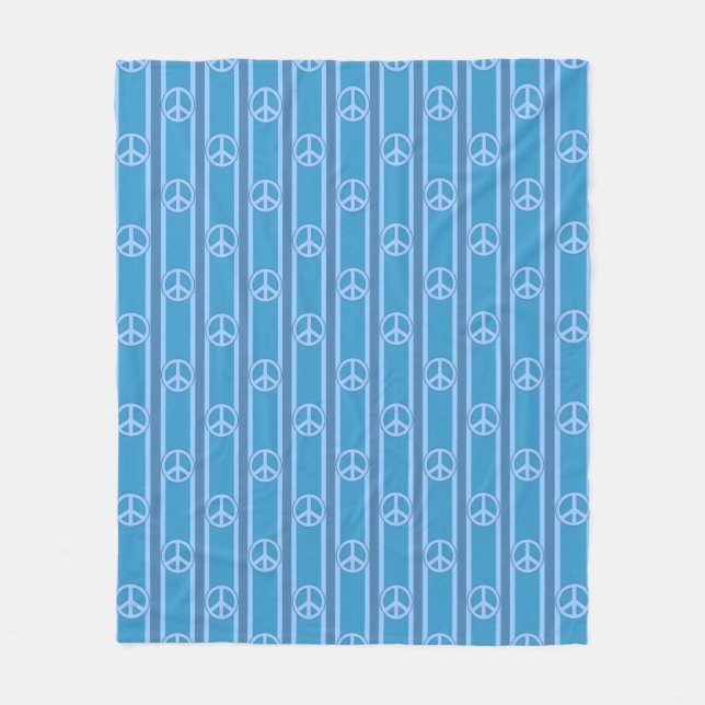 COUVERTURE POLAIRE SYMBOLE DE LA PAIX DIFFUSÉ (Devant)