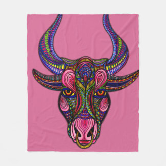 Couverture Polaire Symbole de Taureau