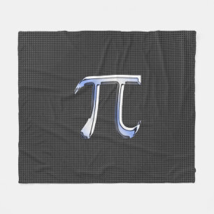 Couverture Polaire Symbole du style pi de chrome sur la copie de