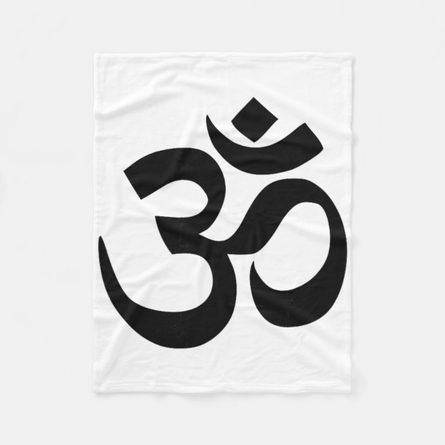 Couverture Polaire Symbole Om bouddhiste  (Devant)