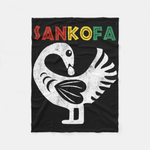 Couverture Polaire Symbole Sankofa JunetDix Ghana Adinkra Sankofa