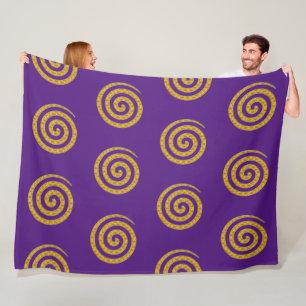 Couverture Polaire Symbole spirituel - Spirale de l'énergie 1