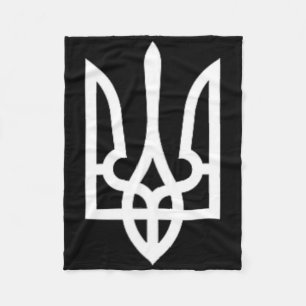Couverture Polaire Symbole ukrainien de l'armée ukrainienne moyenne E