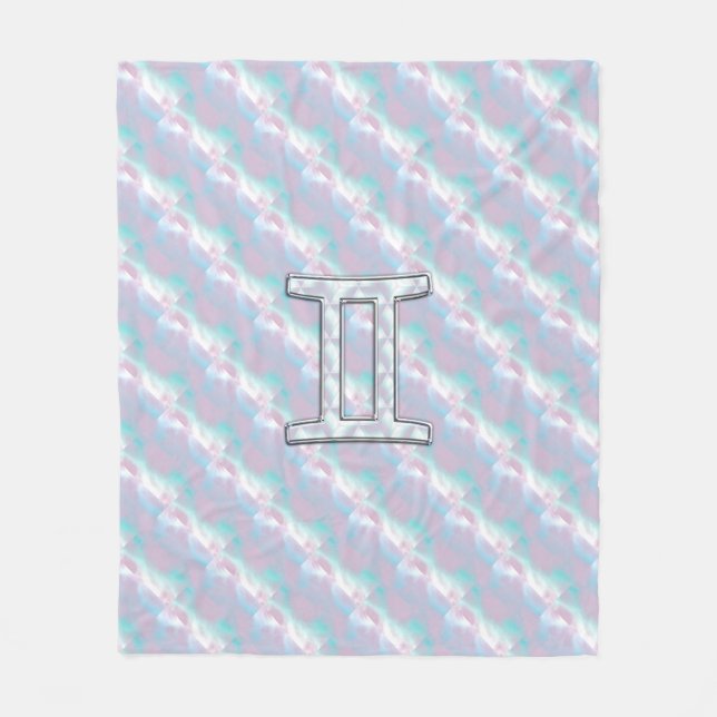 Couverture Polaire Symbole zodiaque Gemini Gemini (Devant)