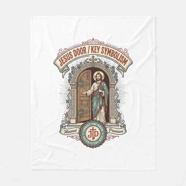 Couverture Polaire Symbolisme de la clé de la porte de Jésus Symbolis (Devant)