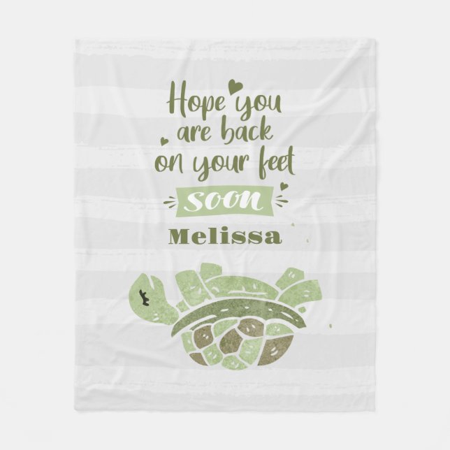 Couverture Polaire Sympathie personnalisée (Devant)