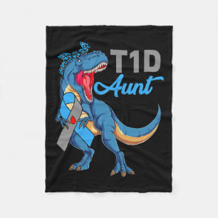 Couverture Polaire T1d Tante Type 1 Mois de sensibilisation au diabèt