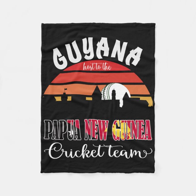 Couverture Polaire T20 Cricket Papua New Guinea In Guyana Cricket Tea (Devant)