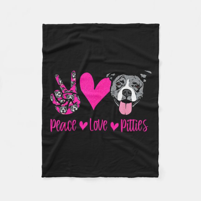 Couverture Polaire T Bull Lives Ttie Puppy Dog Mom Ladies Tbull  (Devant)