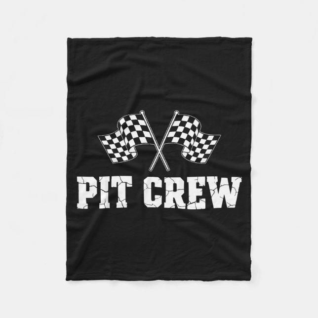 Couverture Polaire T Crew Race Car Birthday Party Family Matching Car (Devant)