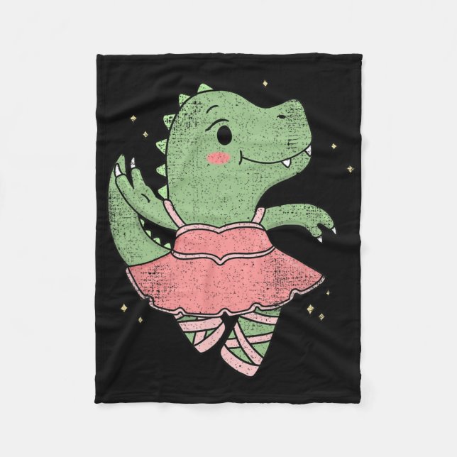 Couverture Polaire T-rex dinosaure dansant Llerina pour danseur Llet  (Devant)