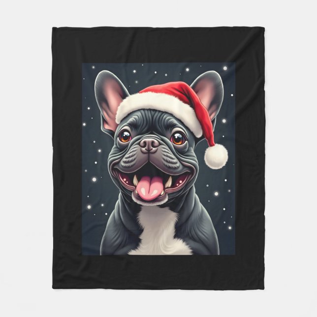 Couverture Polaire T-Shirt à manches longues pour chien de taureau fr (Devant)