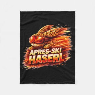 Couverture Polaire T-shirt Après Ski Haserl – Cadeau de fête hivernal