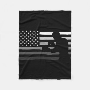 Couverture Polaire T Shirt Boxe Américaine 